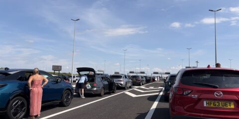 Reise von Calais nach Folkestone